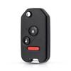 For Honda Fit Accord Civic 2006-2011 2003-2013 CRV 2018 Pilot Modified Flip 2/3/4 Buttons Car Remote Key Shell with/without Rubber Pad