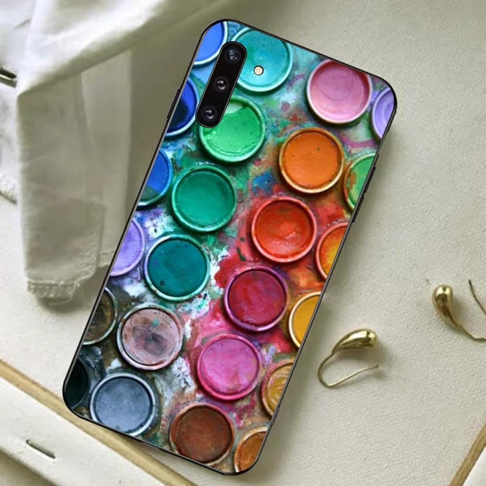 Watercolors Paint Palette Painting Box Phone Case For Samsung A 13 21 30 31 32 51 52 53 70 for Huawei Honor 50 60 70 for OPPO