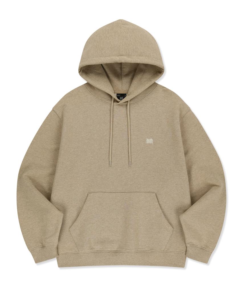 Tag Hoodie - Melange Beige