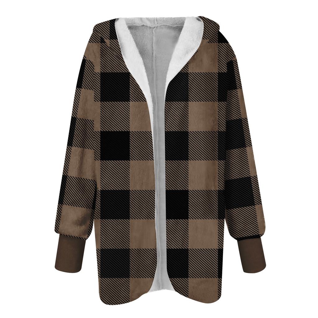 Mode Frauen Langarm Stricken Und Winter Strickjacke Pullover Einfarbig Mantel