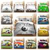 3D Football Print Bedding Suit Comforter Duvet Cover Quilt Covers Bedspread Bed Set Microfiber Single Double King Size Pillowcase