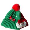 \nAutumn/Winter Santa Claus-themed red knitted hat for women with a large head circumference, which makes the face look smaller. It's a versatile,
