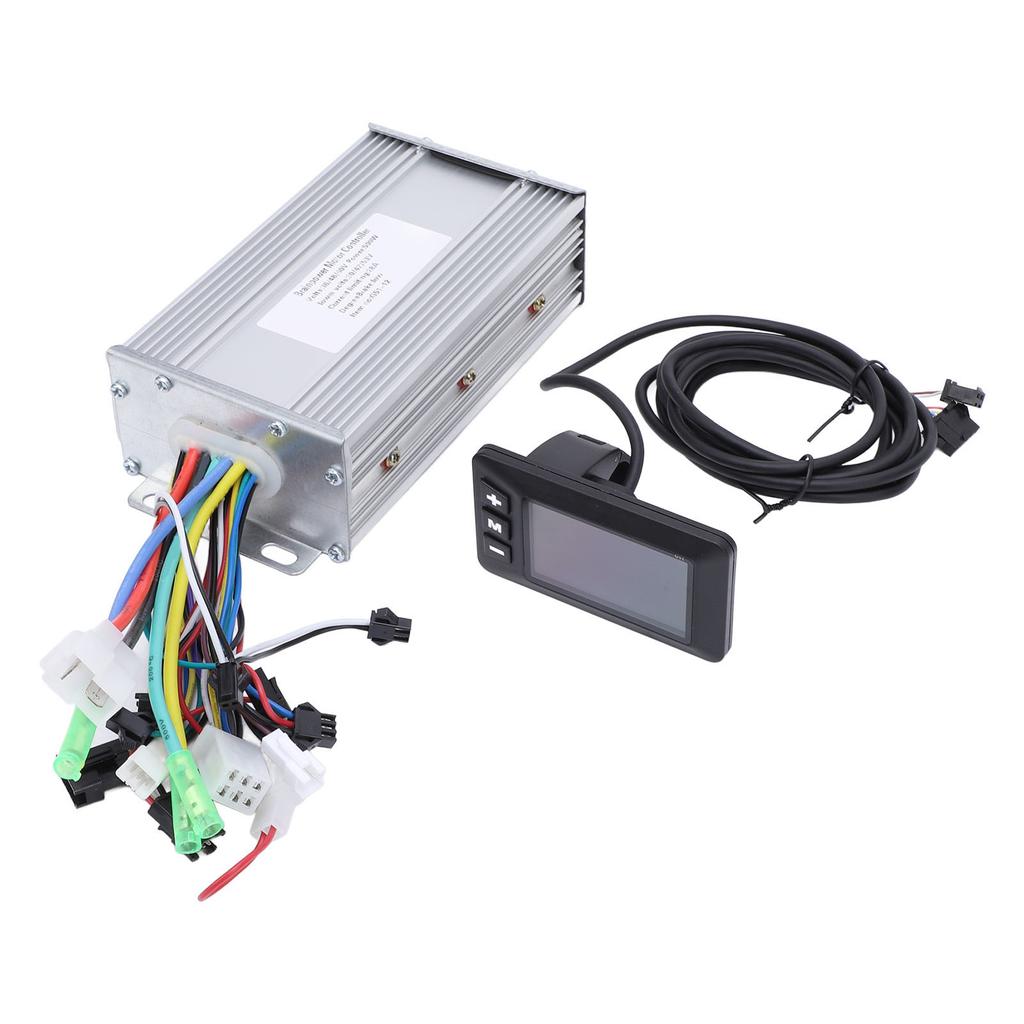 Bike Controller Display Kit 36V 48V 60V 500W 28A Bike Brushless Controller G51 LCD Display Meter for Modification