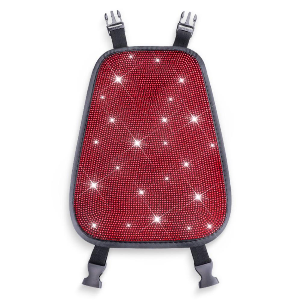 Universal Fit Bling Car Seat Headrest Cover Decoration Car Seat Headrest Cushion  Auto Interior красный