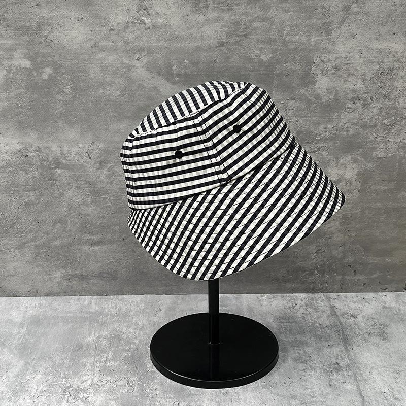 After Wearing The U-Shaped Big-Eave Bucket Hat For Women'S Summer Sunscreen Travel, Foldable Versatile Plaid Sun Hat
