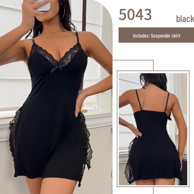 Horký prodej Sexy zelená nadměrná velikost noční košilka pro ženy