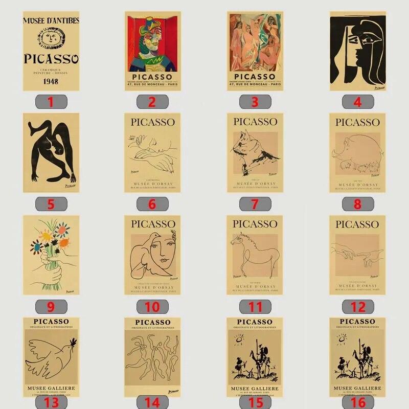 Retro Prints Posters Abstract Girl Body Flower Kraft Paper Wall Art Mural Living Room Decor Nordic Decorative Paintings