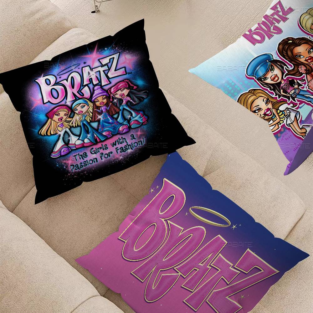 Anime B-Bratz Pillow Cushion Cover Pillowcase Living Room Sofa Home Decor