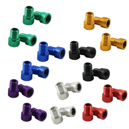 4 Adet Presta - Schrader Vana Adaptörü Bisiklet Bisiklet Sabit Vites Lastik Bağlayıcı