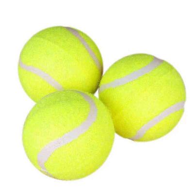 Hundespielzeug, Elastische Tennisbälle, Groß, Mittel und Klein, Beißfestes und Langlebiges Spielzeug, Gummi-Trainingsbälle, Haustierbedarf