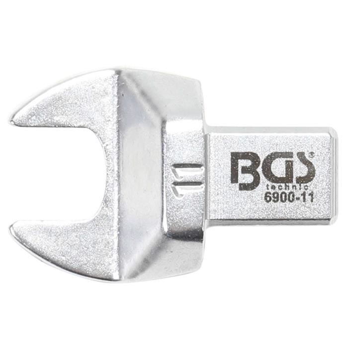 Clé Plate - BGS - 11 Mm - Empreinte 9 X 12 Mm - Acier chrome-vanadium