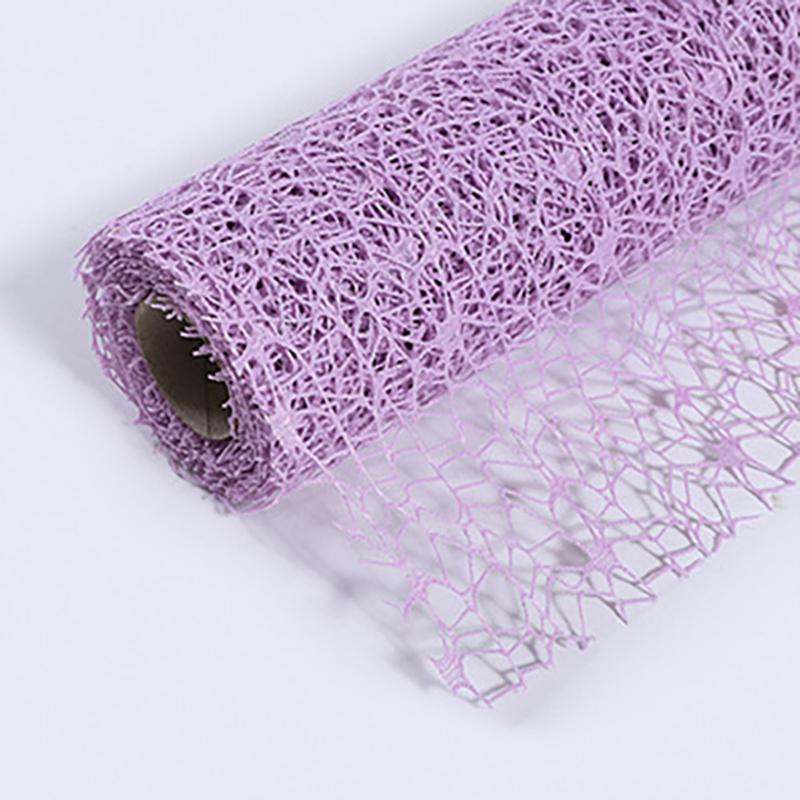 50Cm*4.5M/Roll Flower Wrapping Mesh Paper Iregular Hollow Net Wrapper Floral Bouquet Paper Fresh Flower Florist Packaging Sheet