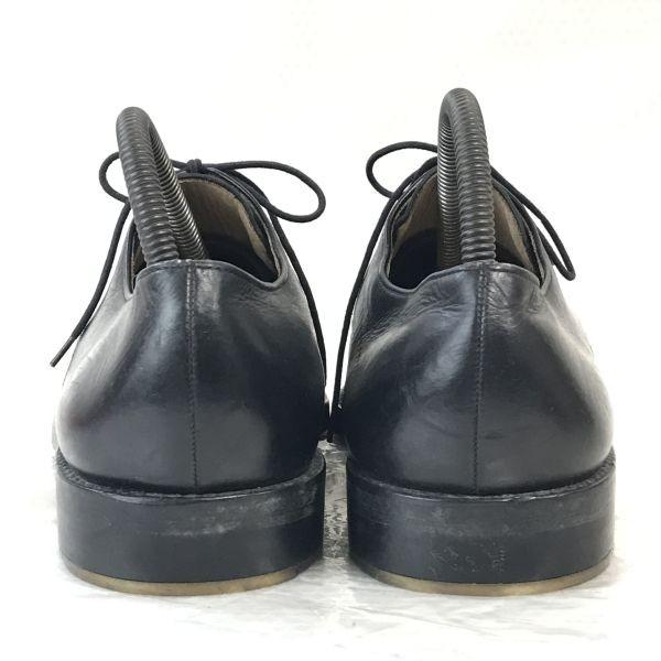 70s-80s Heinrich Dinkelacker Apollo Plain Toe Shoes Men’s 7G 25.5 Black(USED)