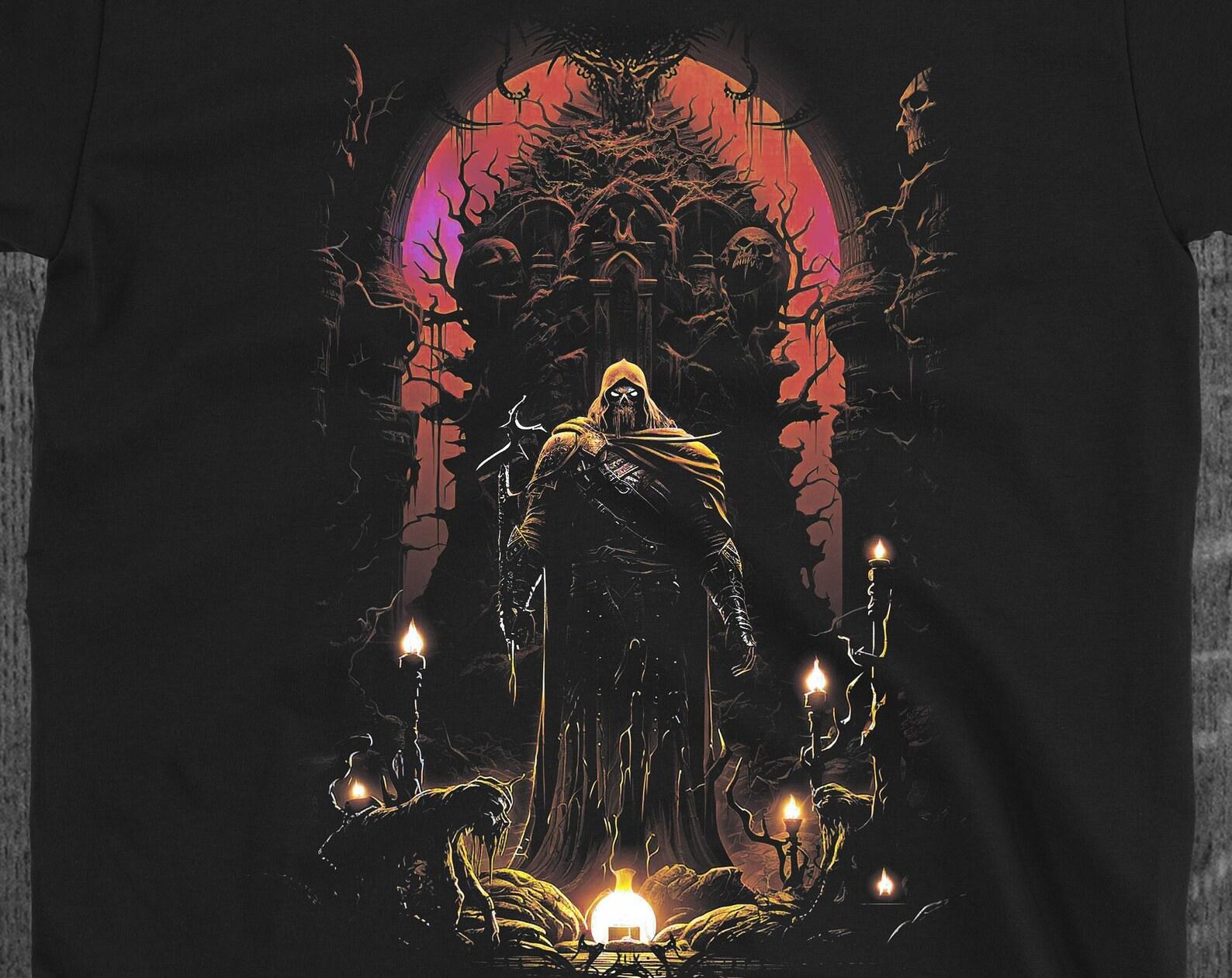 Dark Conjuration Fantasy Necronomicon T-shirt S