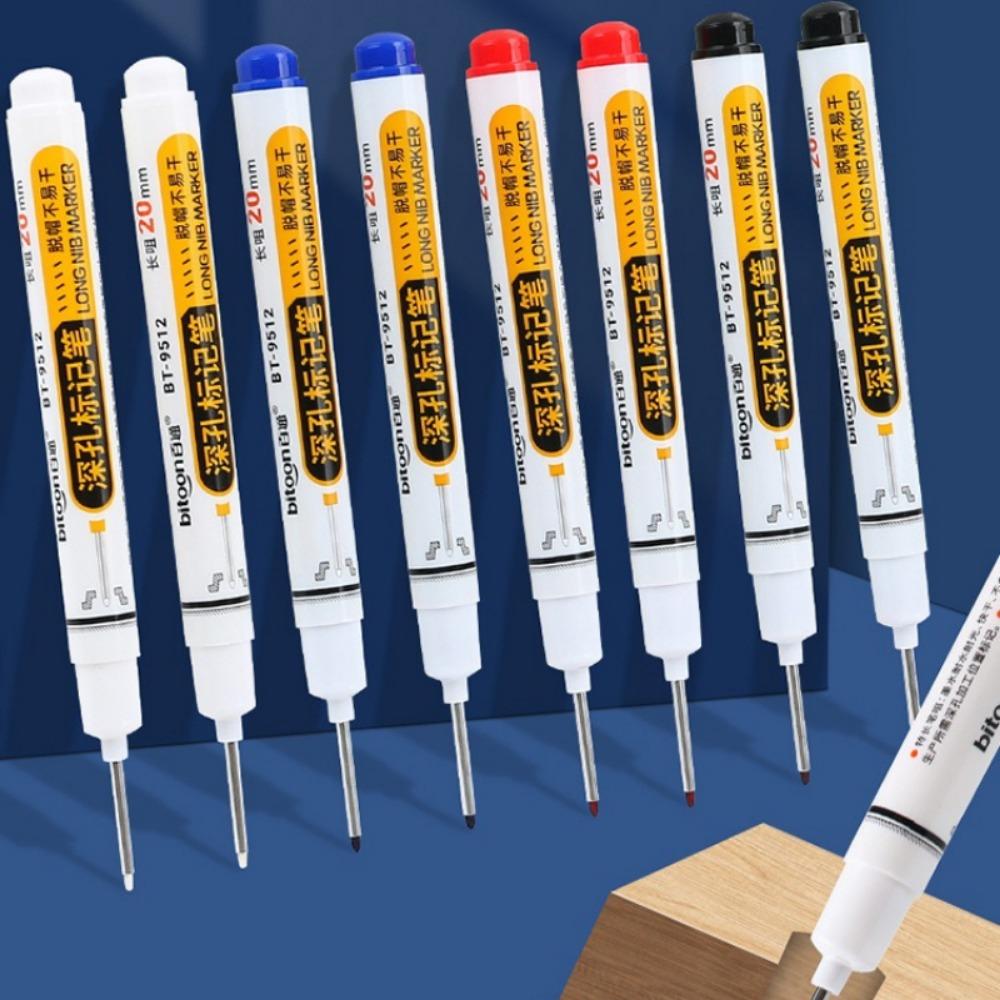 Waterproof Metal Perforating Pen 20mm Carpenter Pen New Marker Pen Multi-Purpose Tool