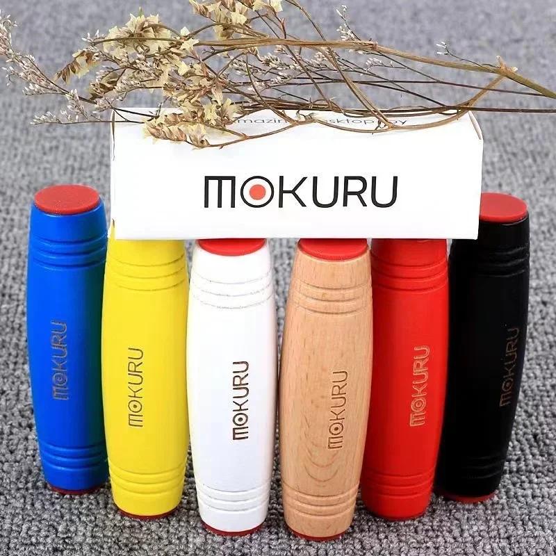 Mokuru Holz-Fidget-Spielzeug Schreibtisch Kinetische Geschicklichkeitsspielzeuge Dekompressionsstab Kreativer Anti-Stress-Stab Finger-Spielzeug