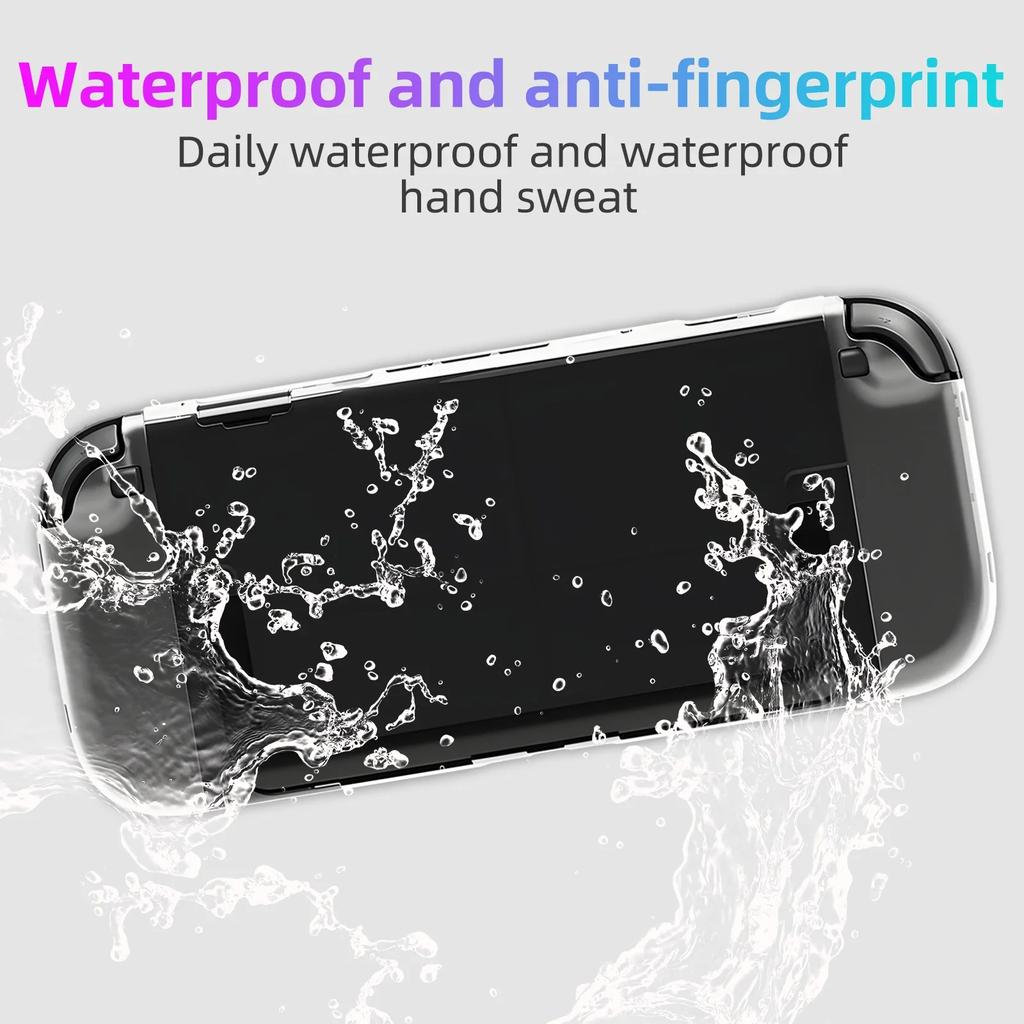 TPU+PC Transparent Protective Case for Nintendo Switch 2 Console Shockproof Protector Cover Shell for NS Switch 2 Accessories