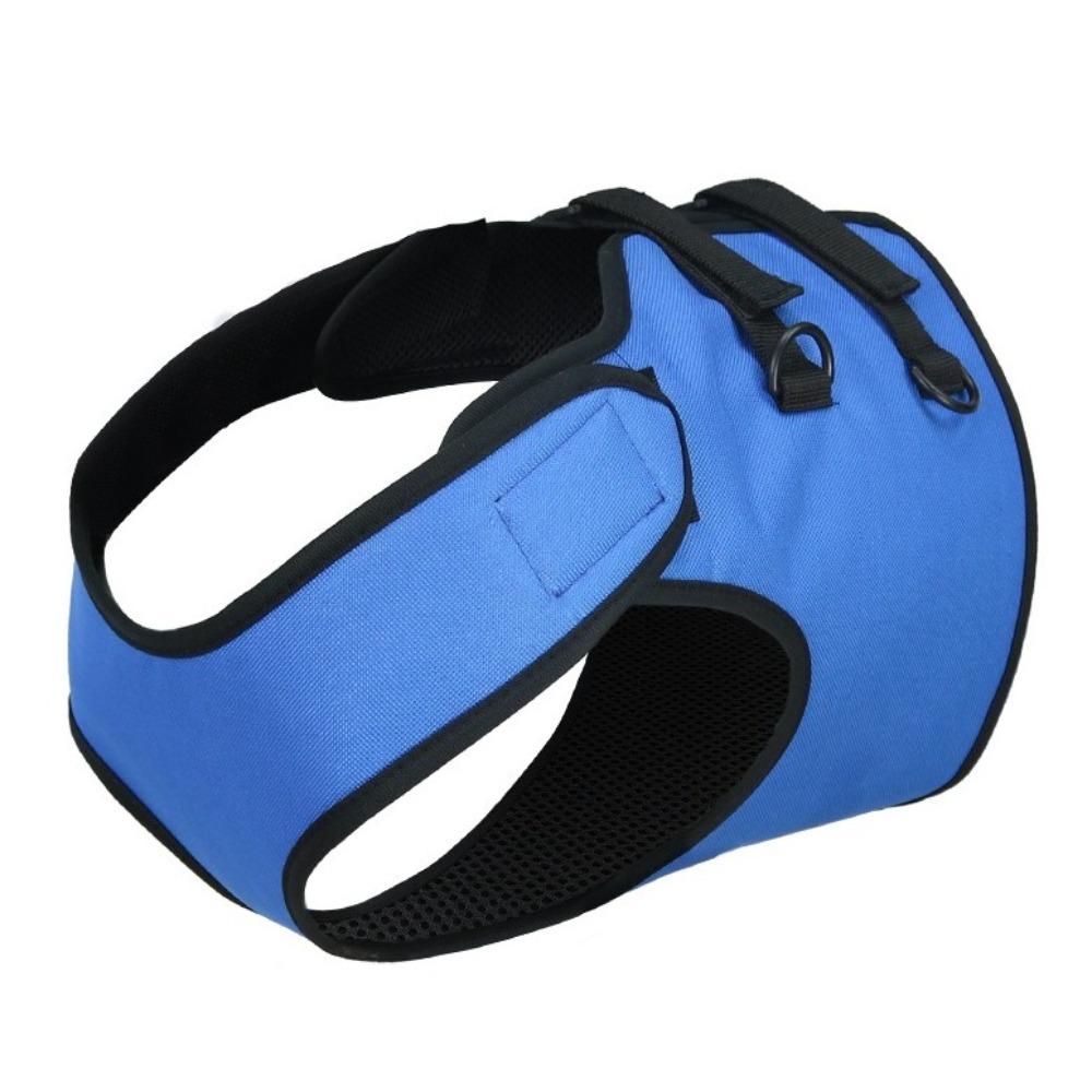 Detachable Dog Lift Harness Oxford Fabric Dog Mobility Aid Rehabilitation Harness  Walking Training S синий