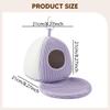 Bird Nest Cozy Easy Installation Comfortable Parrot Nest House Bird Bed with Mat for Conure Winter African Grey Budgerigar Macaw