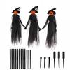 Halloween Witch Seven-Color Voice-Controlled Hand-Holding Decoration, Haunted House Party Setup Props, Sensing Clothes
