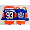 Mens Retro Ice Hockey Jersey Custom Embroidered 97 99 McDavid Gretzky Style Cotton Blend Training Shirt