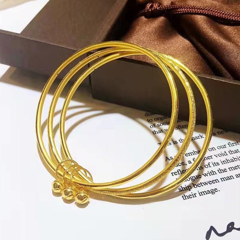Lotus Pendant Bracelet Women s Bracelet with Fu Character Bracelet Light Luxurious and High-end Accessories 17CM