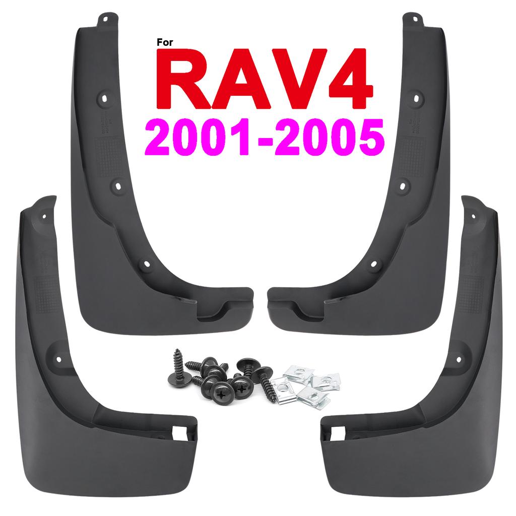 4x Mudguard For Toyota RAV4 XA20 2001~2005 Front Rear Fender Mud Flaps Guard Splash Flap Mudguard Car Accessories 2002 2003