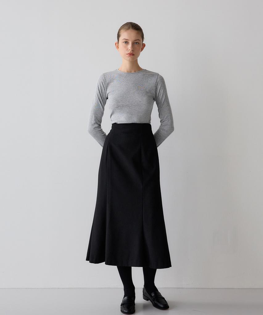 Sisterhood Wool Mermaid Skirt - Black
