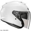 HJC HELMETS Motorcycle Helmet Jet Open Face Sun Visor Ventilation Internal Removable i31 Solid HJH273 METAL BLACK S Built-in (55 - 56cm)
