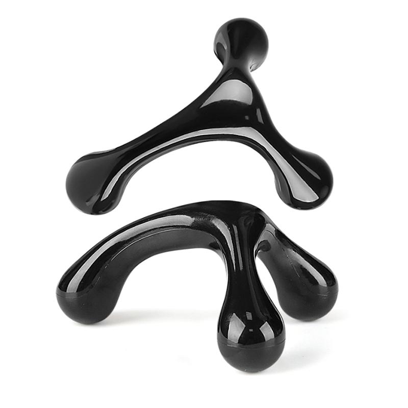 Arch Body Massager Handheld Health Balance Three Ball Back Massage Stick Relax Acupressure Health Massage Tool