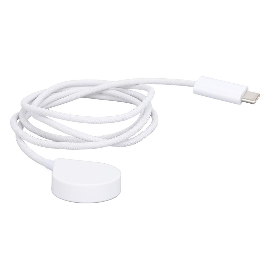 Watch Portable Magnetic Charging Dock Wireless Fast Charger Stand Holder Type C Braided Cable for
