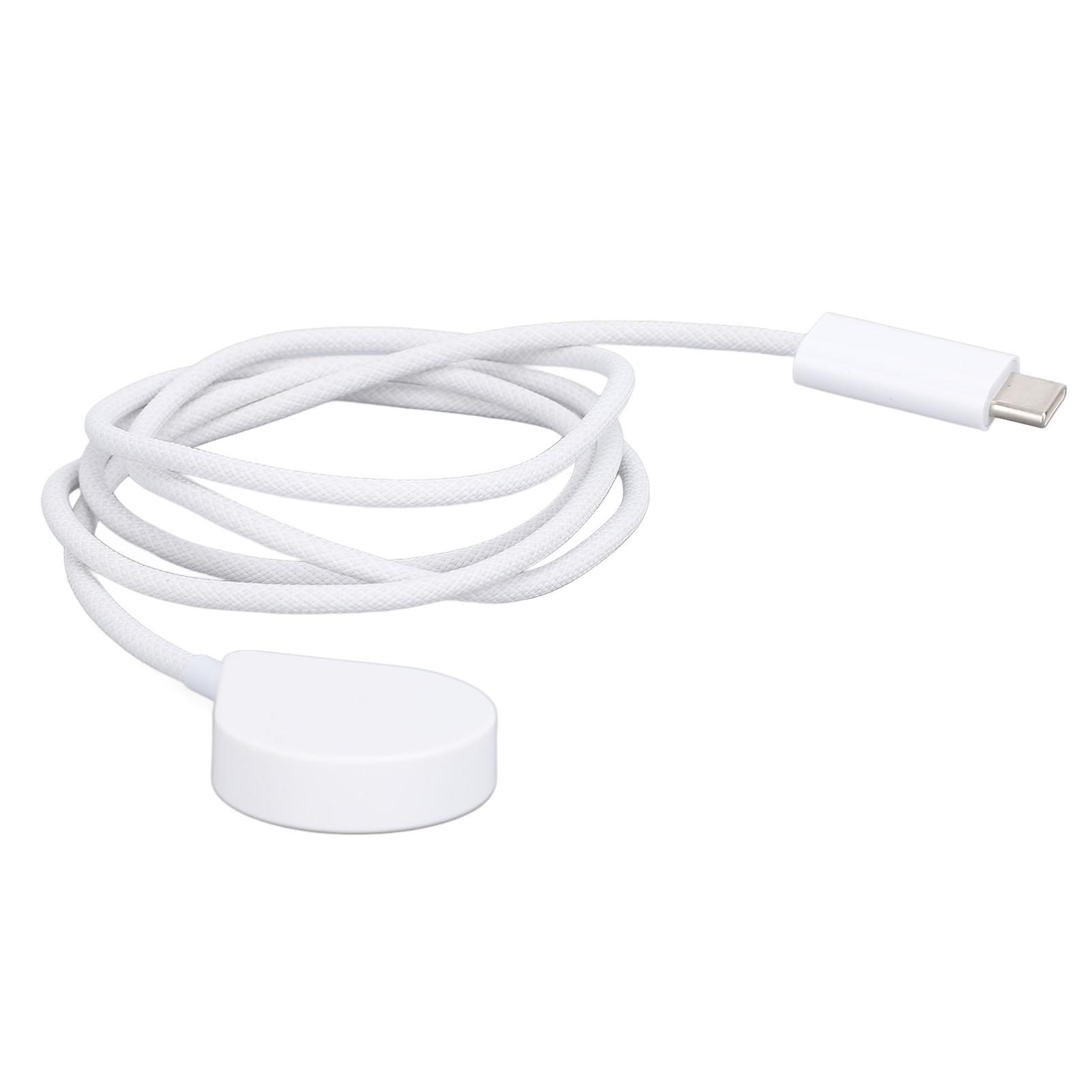 

Watch Portable Magnetic Charging Dock Wireless Fast Charger Stand Holder Type C Braided Cable for