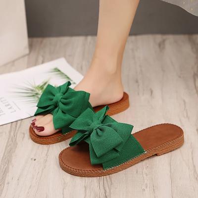 Fashion 2024 New Shoes for Women Fashion Women's Slippers Butterfly-knot Shoes Women Flat Slides Ladies Casual Beach Flip-flops Women