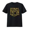 Kings Of Leon Mens XL Black Rock Band Music T Shirt Vintage Washed Casual Soft Comfortable Breathable Top For Everyday Wear