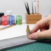 1:64 Scale Hooded Girl Figurine Hand-Painted Miniature Standing