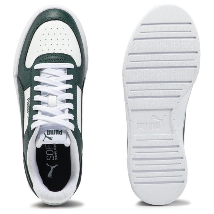 Puma Caven Comfortable Lightweight Low-Top Sneakers Unisex Sneakers White Green 399398-04