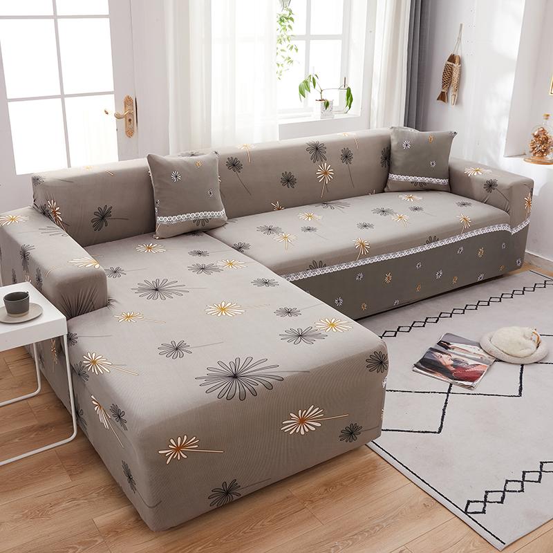 Elastic Sofa Cover High Quality Adjustable Sofas Chaise Covers Lounge Sectional Couch Corner Sofa Slipcover
