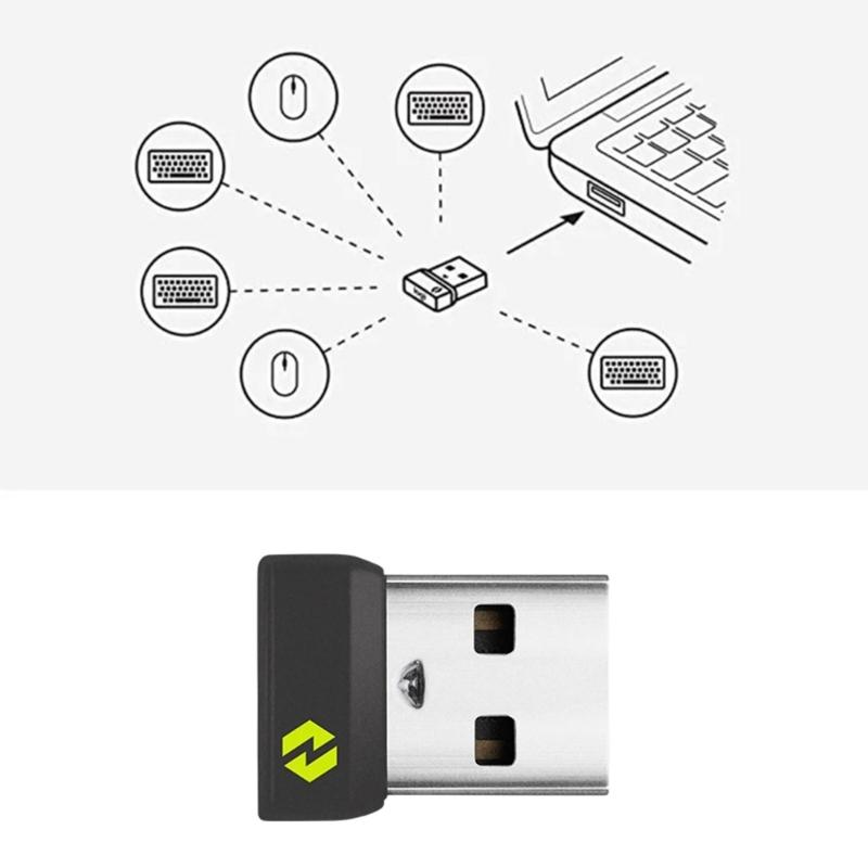 Bolt Wireless USB Adapter Dongle for Mouse and Keyboards Connection