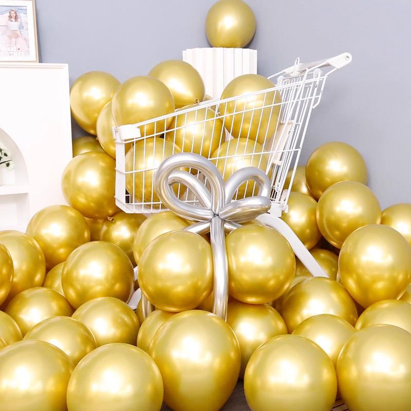 Metallic Silver & Purple Sequin Balloons for Events & Celebrations