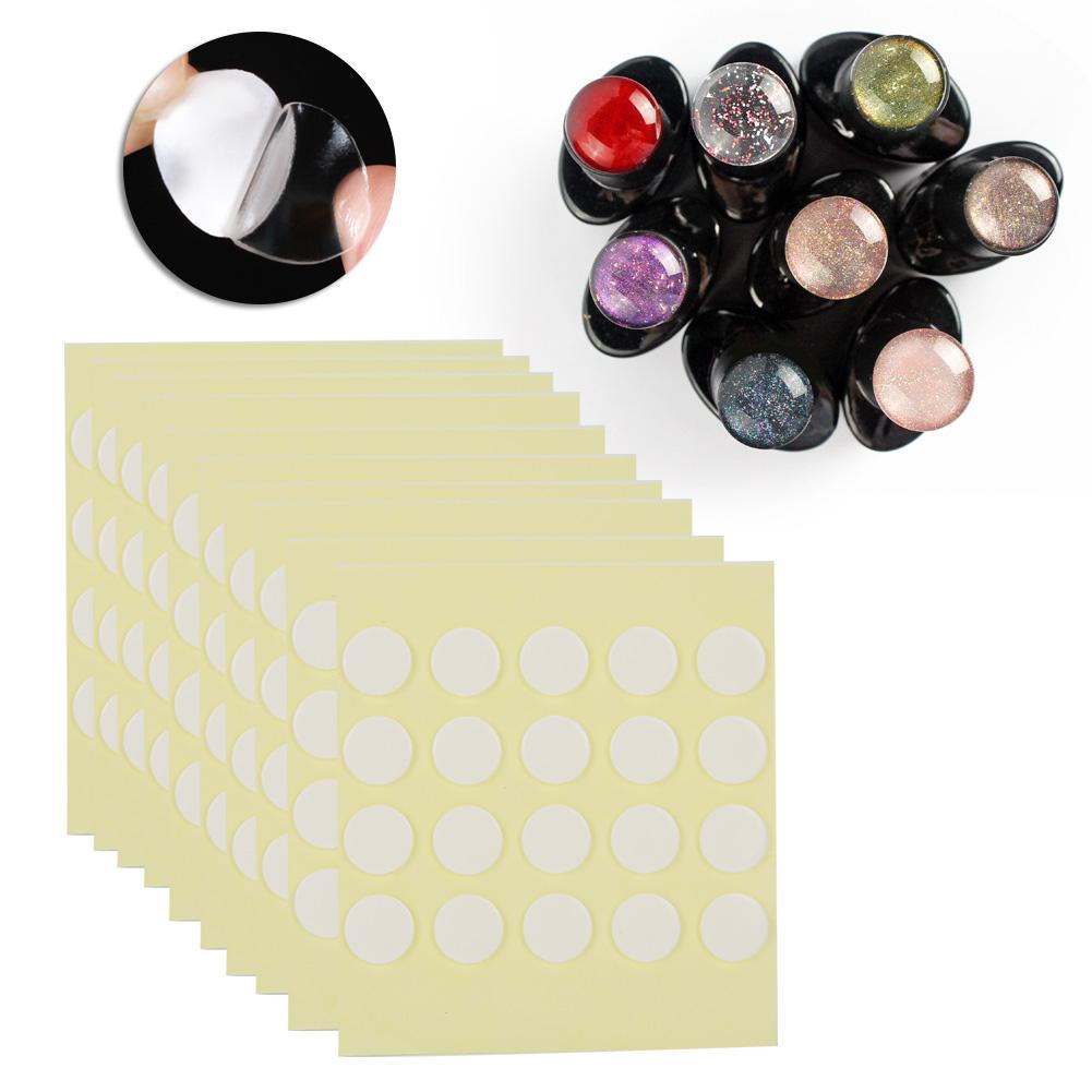 200 Stück Transparente Runde Doppelseitige Klebebandaufkleber Starke Klebekraft Aufkleber Nagelkunst 10mm