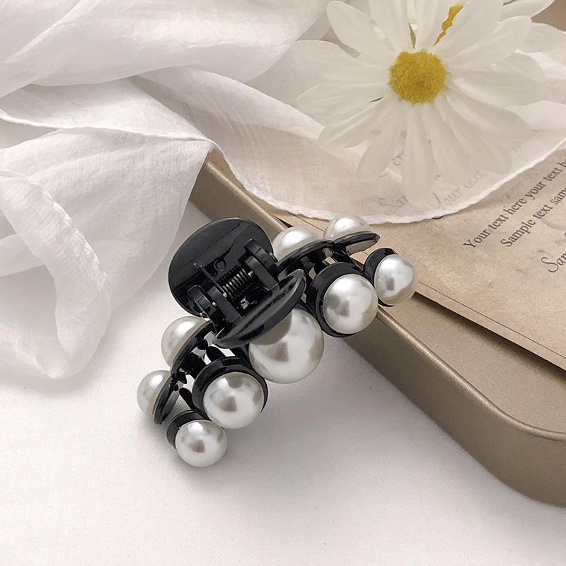 Kshmir New style exaggerated large beads acrylic hair clip large make-up hair styling hairpin female hair pearl hair accessories