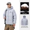 Camel Unisex Winter Hooded Puffer Down Jacket