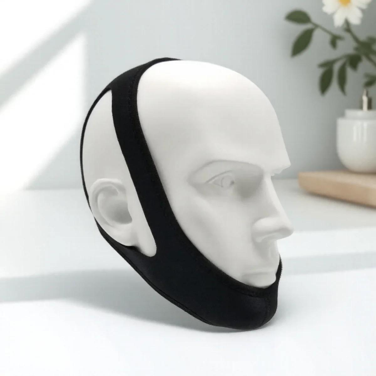 

Adjustable Anti Snore Chin Strap Comfortable Snoring Solution For Better Sleep Adjustable Chin Strap For Sleep Apnea Relief