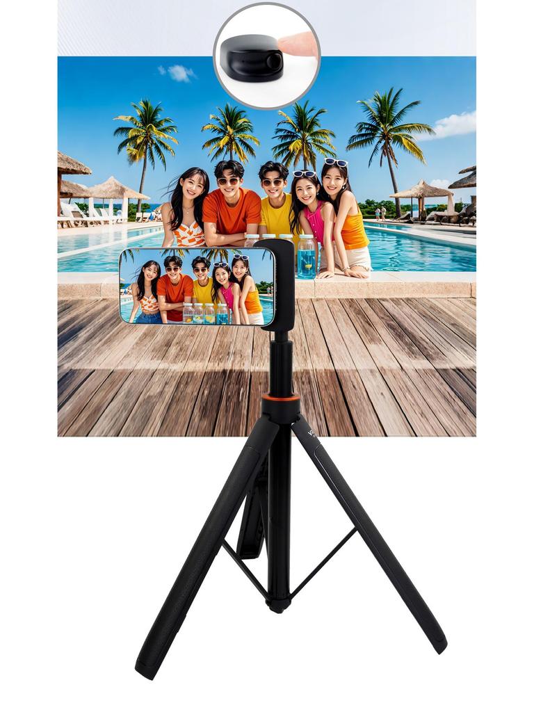 MagSafe Magnetic Stabilizer: Wireless Bluetooth Remote for Mobile Photography