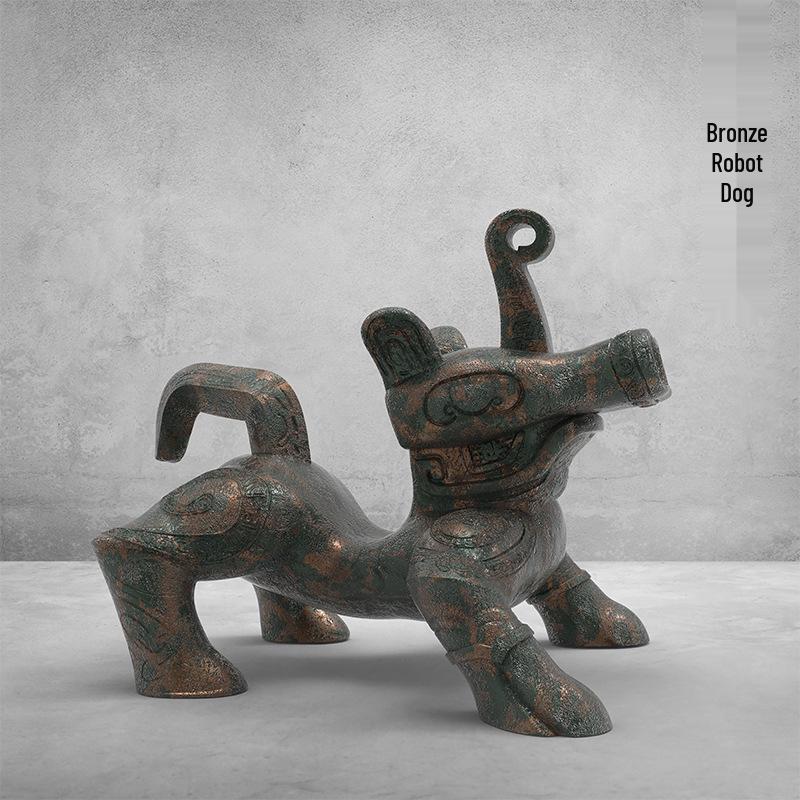 Sanxingdui Bronze Robot Dog Archaeology Kit - Children s Educational Fossil Digging Museum Toy