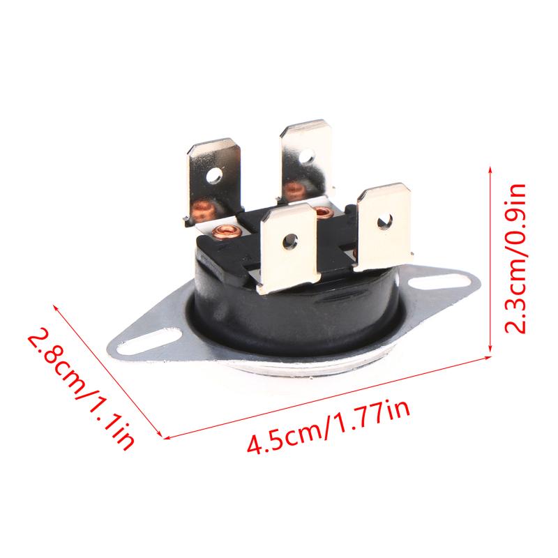 Ksd302X/T 250V20A Temperature Sensor 75-95 Degrees 4Pin Bipolar Temperature Switch Manual Reset Heater Thermostat