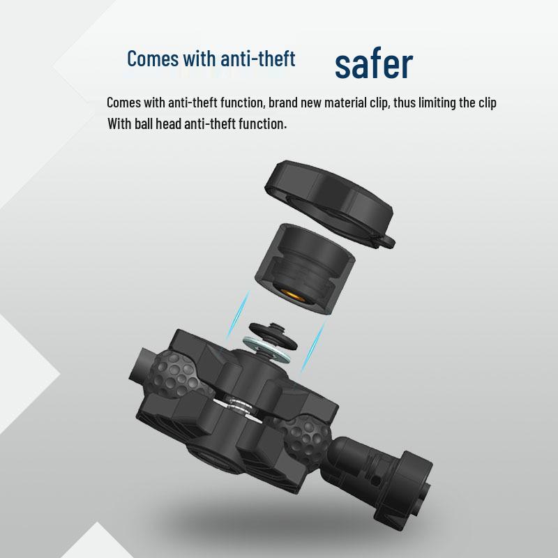 Electric Vehicle Anti-Theft Shockproof Phone Holder for Motorcycles and Bicycles