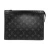 [Pre-Owned] Pochette Voyage MM 'Black Monogram Eclipse Canvas' - Very Good #1X139MQ
