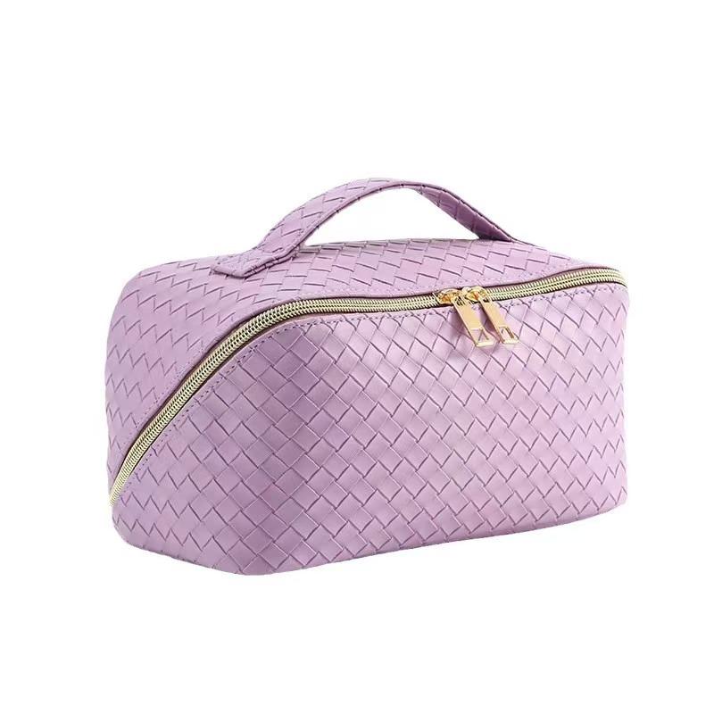 

Міжкордонна ткана дорожня сумка для макіяжу та туалетного приладдя Фіолетовий