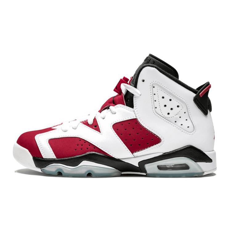 

Новые JORDAN 6 Retro Carmine Countdown Pack 2008 GS 384665-160 38.5